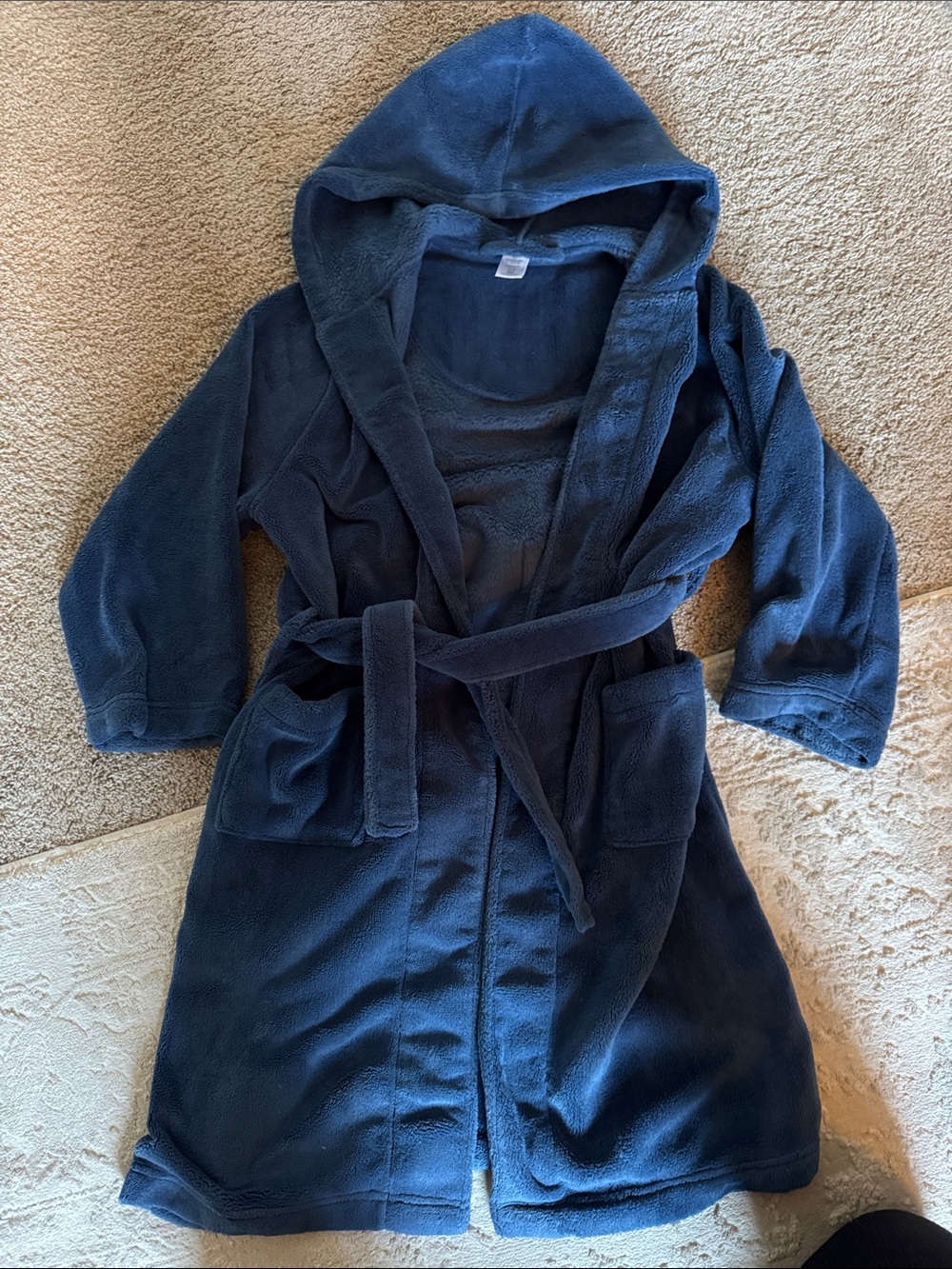 Tucker and Tate Kids Hooded Bathrobe - Navy Blue Nordstrom